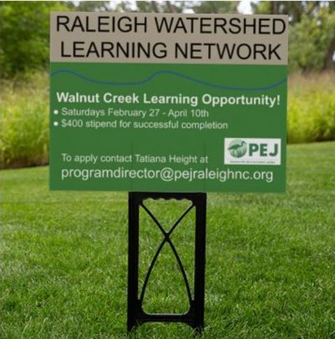 PEJ Raleigh Watershed Learning Network